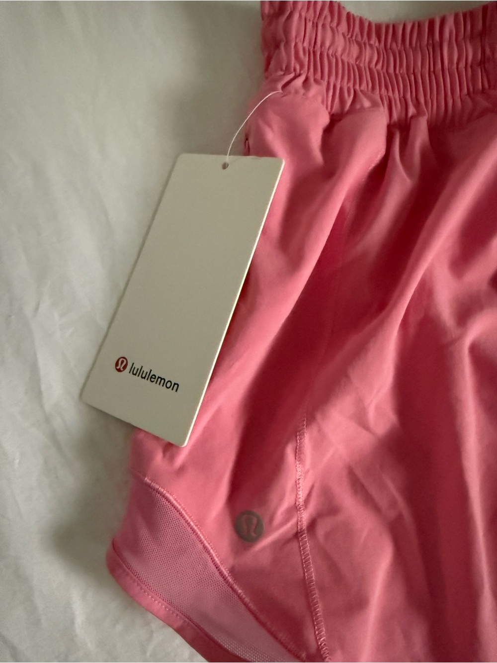 lululemon athletica Pink Women's Athletic Shorts - Elastic Waist - Picture 2 of 8